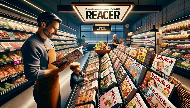 EDEKA Kundenmagazin MIT LIEBE 2024 – Dreifacher AWA-Reichweitensieg